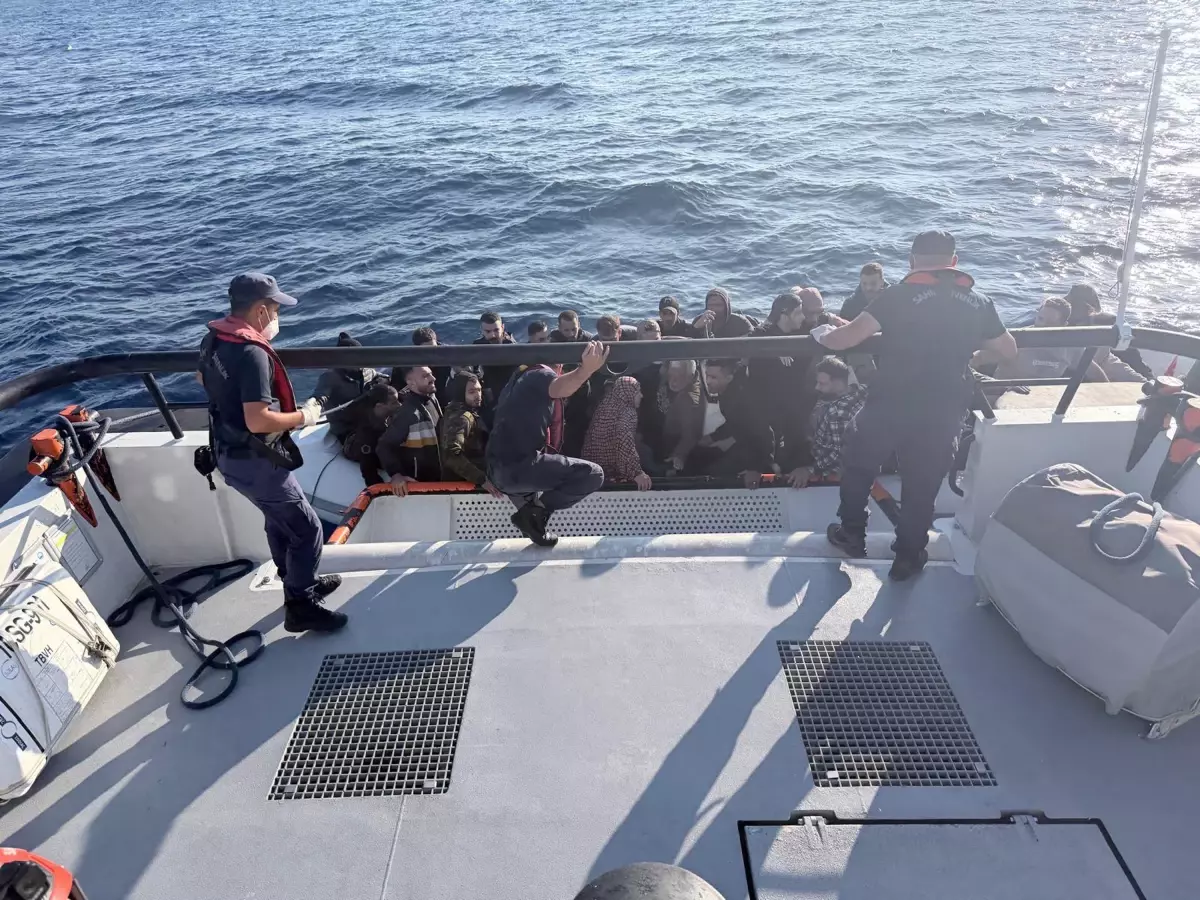 Bodrum\'da 35 Kaçak Göçmen ve 1 Organizör Yakalandı
