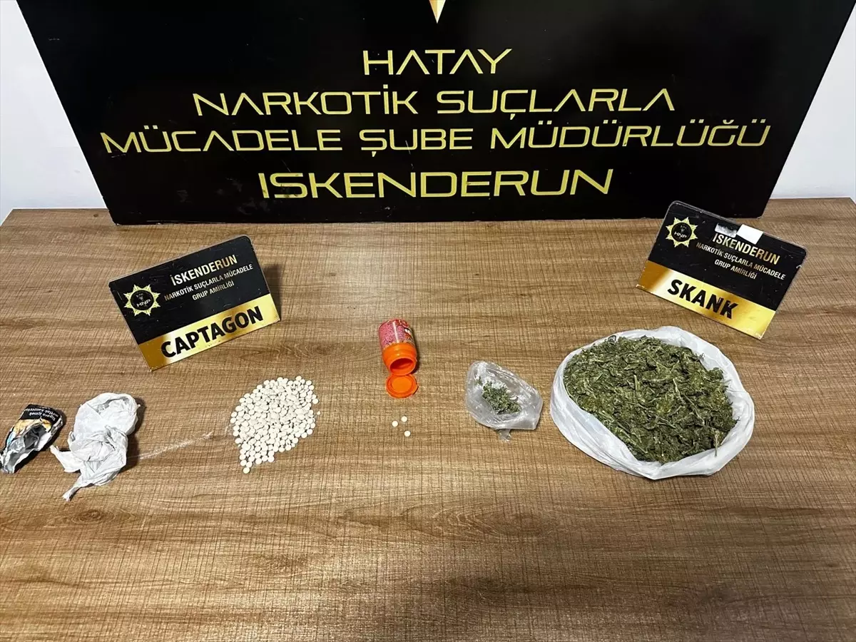Hatay\'da Uyuşturucu Operasyonu: 3 Tutuklama