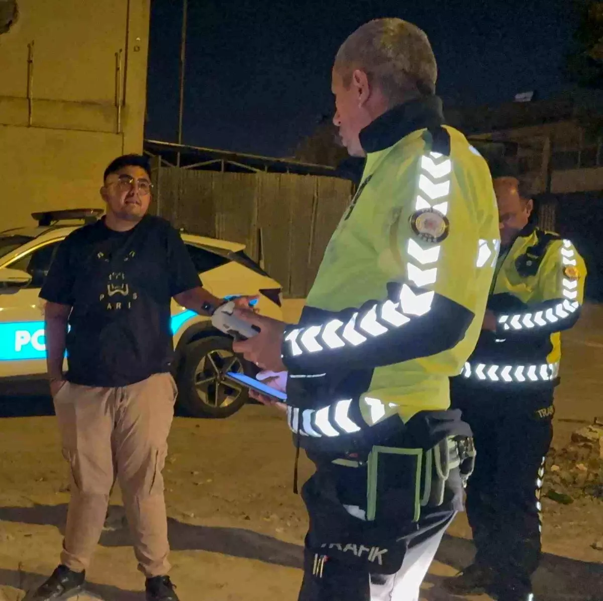 Kayseri\'de Plakasız Araçla Kaçan Sürücü Yakalandı