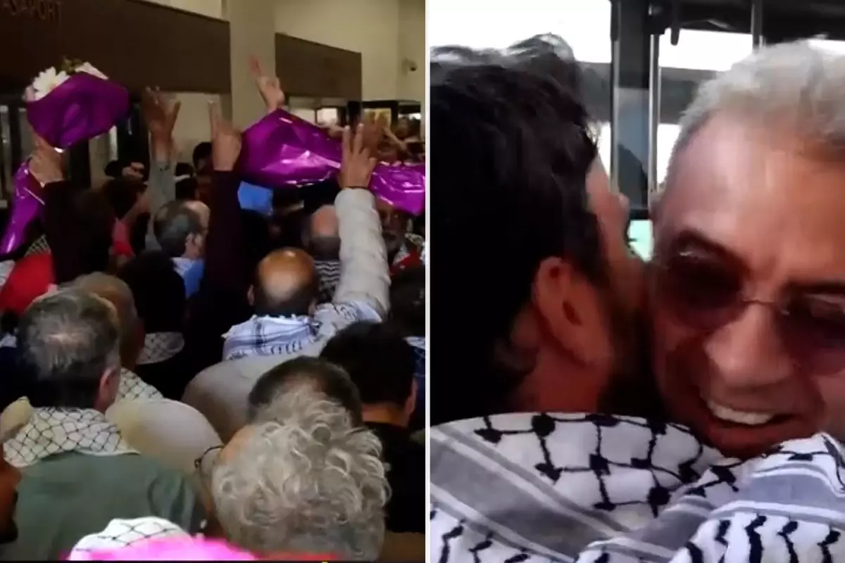 Sumud Filosu aktivistlerine İstanbul\'da coşkulu karşılama! İşte o anlar