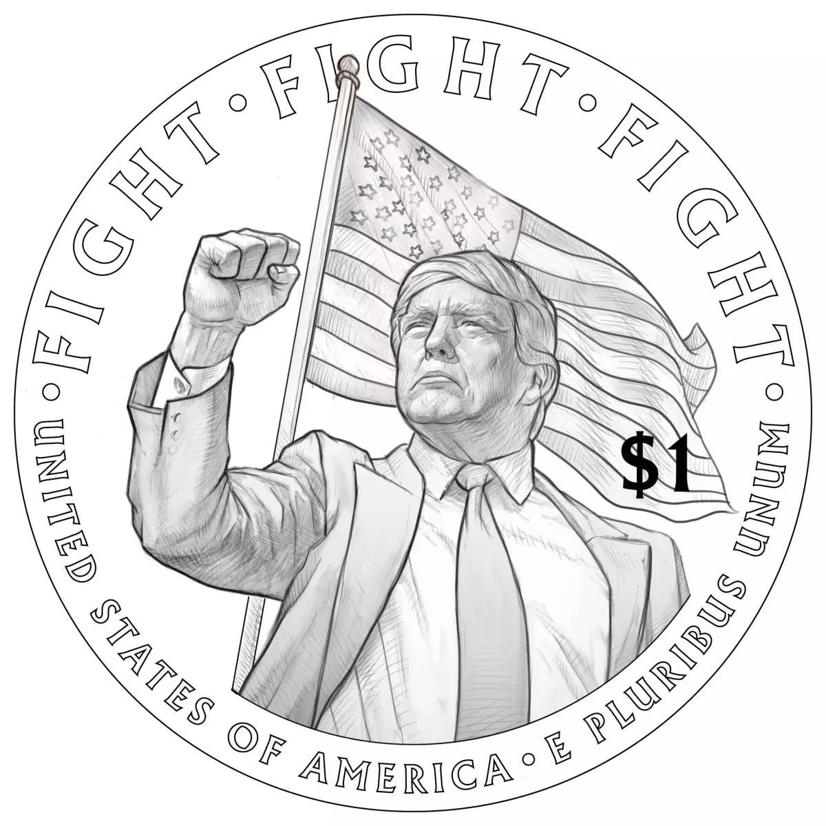 Trump\'ın Resmiyle 1 Dolarlık Para Üretilecek