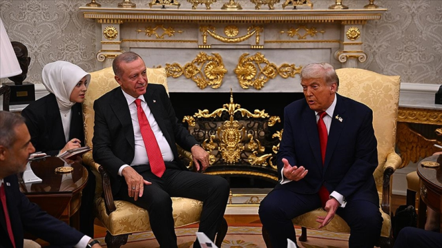 Trump: Erdoğan çok yardımcı oldu, sert bir adam ama benim arkadaşım