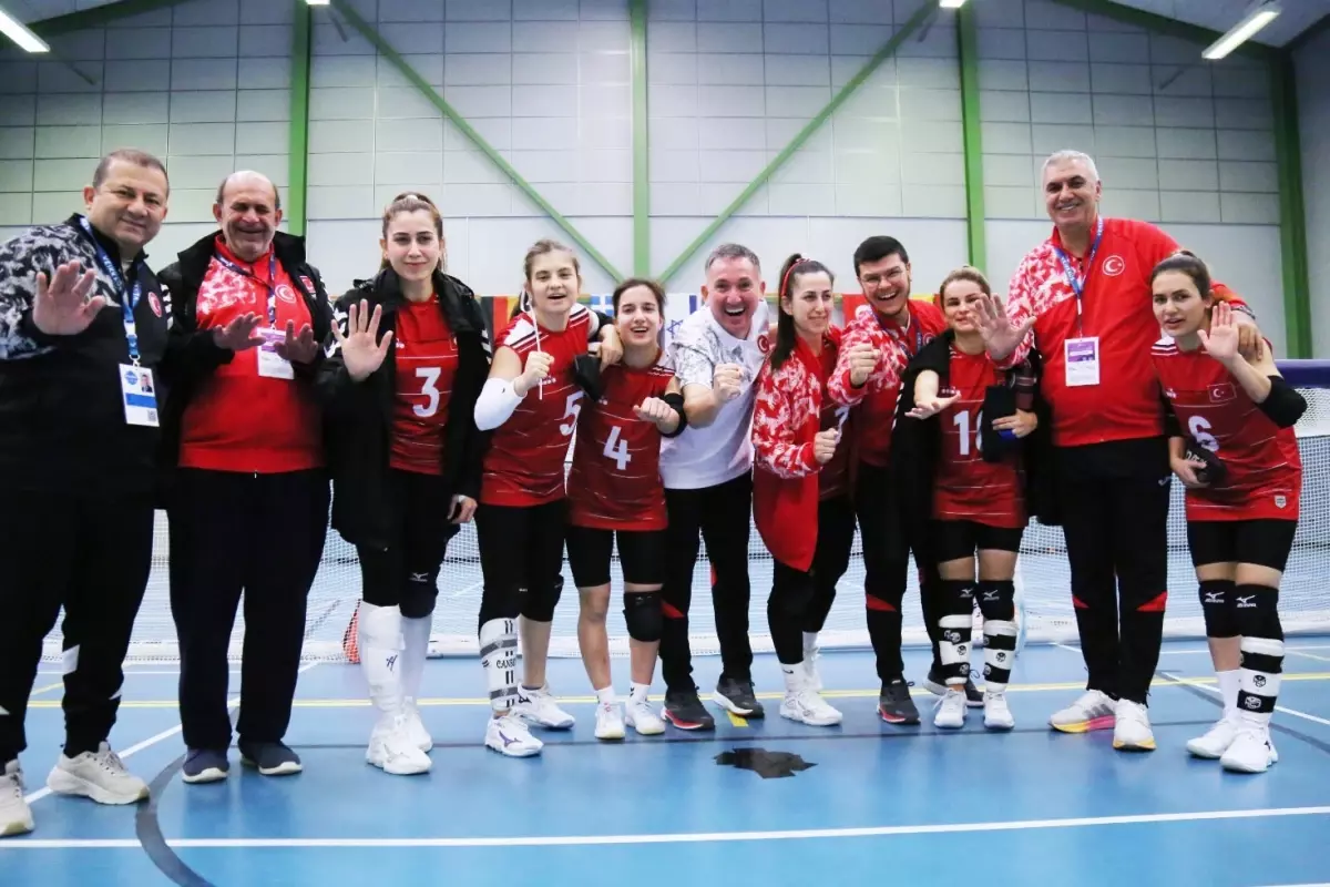 İsrail\'i deviren Kadın Golbol Milli Takımı, Avrupa şampiyonu oldu