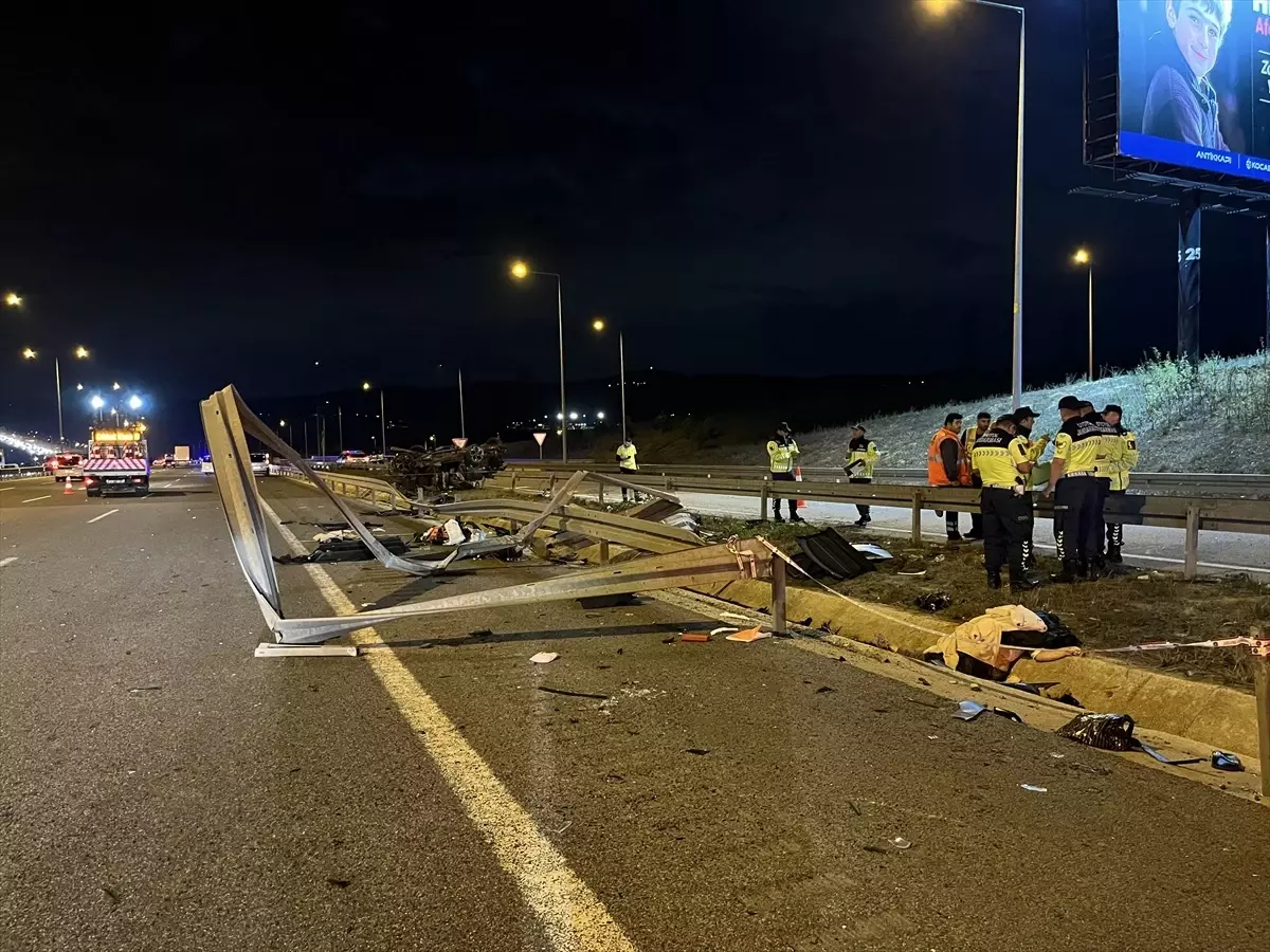 Kuzey Marmara Otoyolu savaş alanına döndü! Bilanço çok ağır