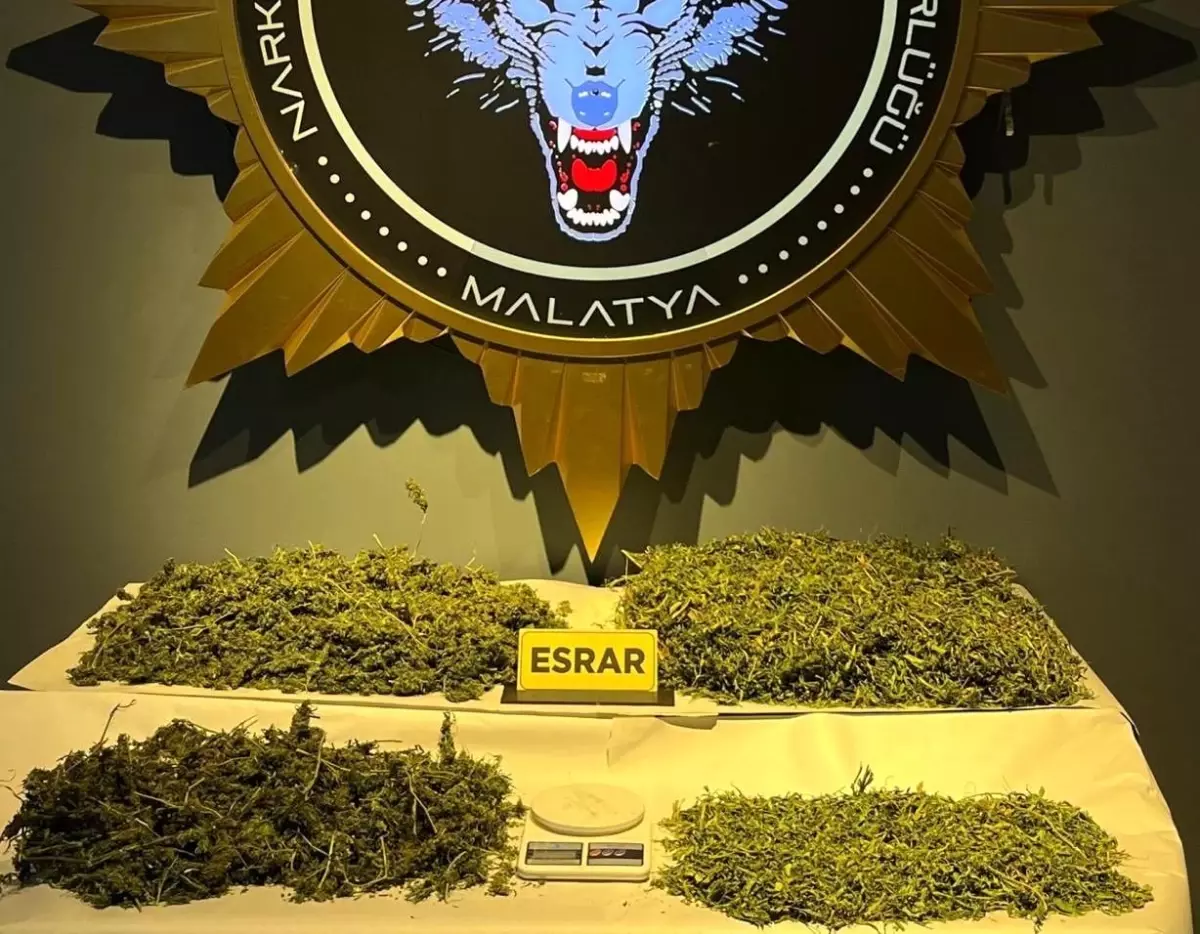 Malatya\'da Uyuşturucu Operasyonu