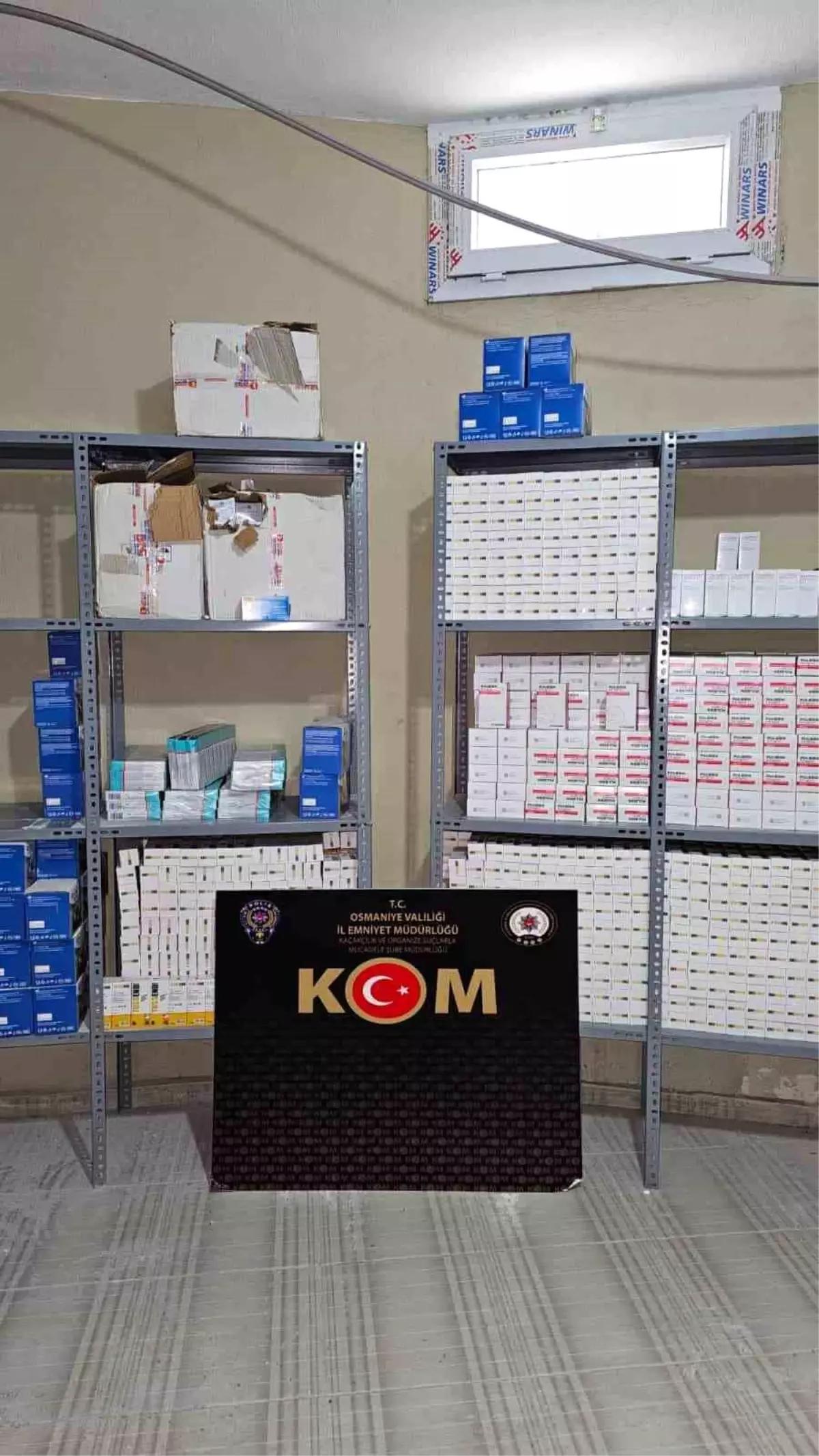 Osmaniye\'de 250 Bin Kaçak İlaç Ele Geçirildi