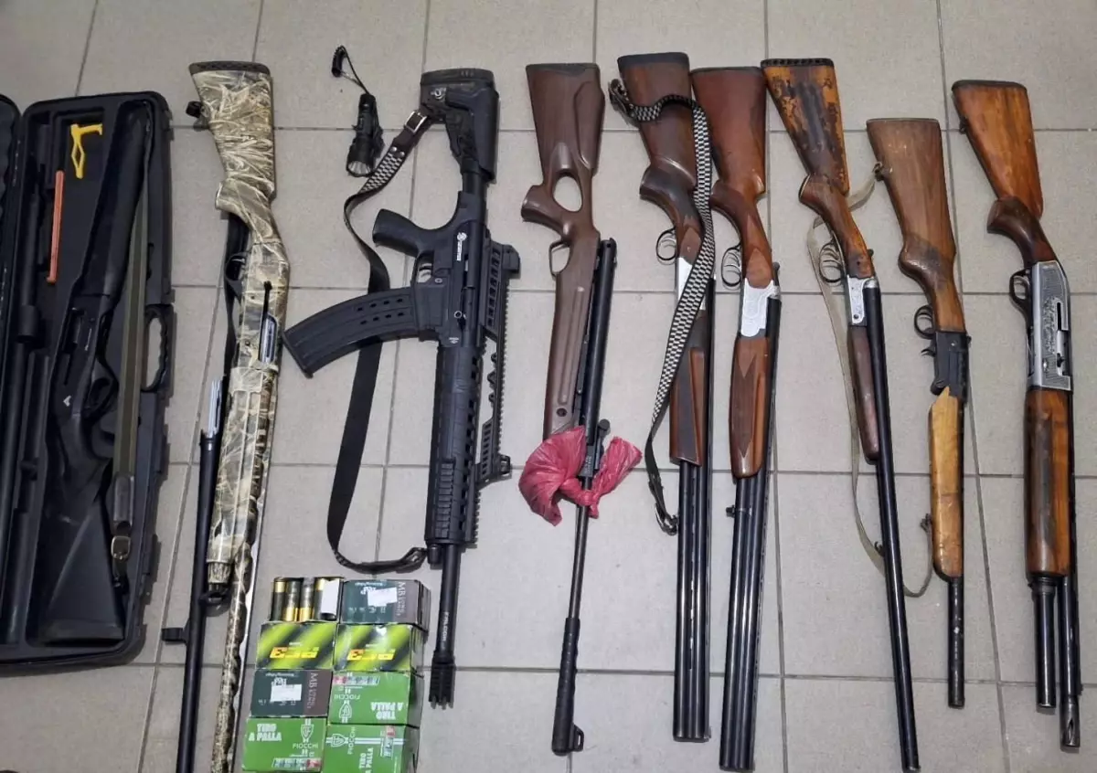 Kaçak Tavşan Avına Jandarma Baskını