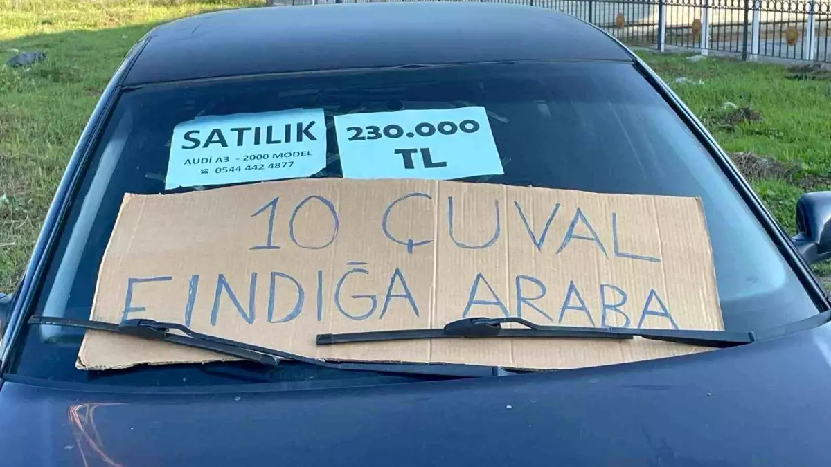 10 çuval fındığa Alman arabası! İlana mesaj yağdı