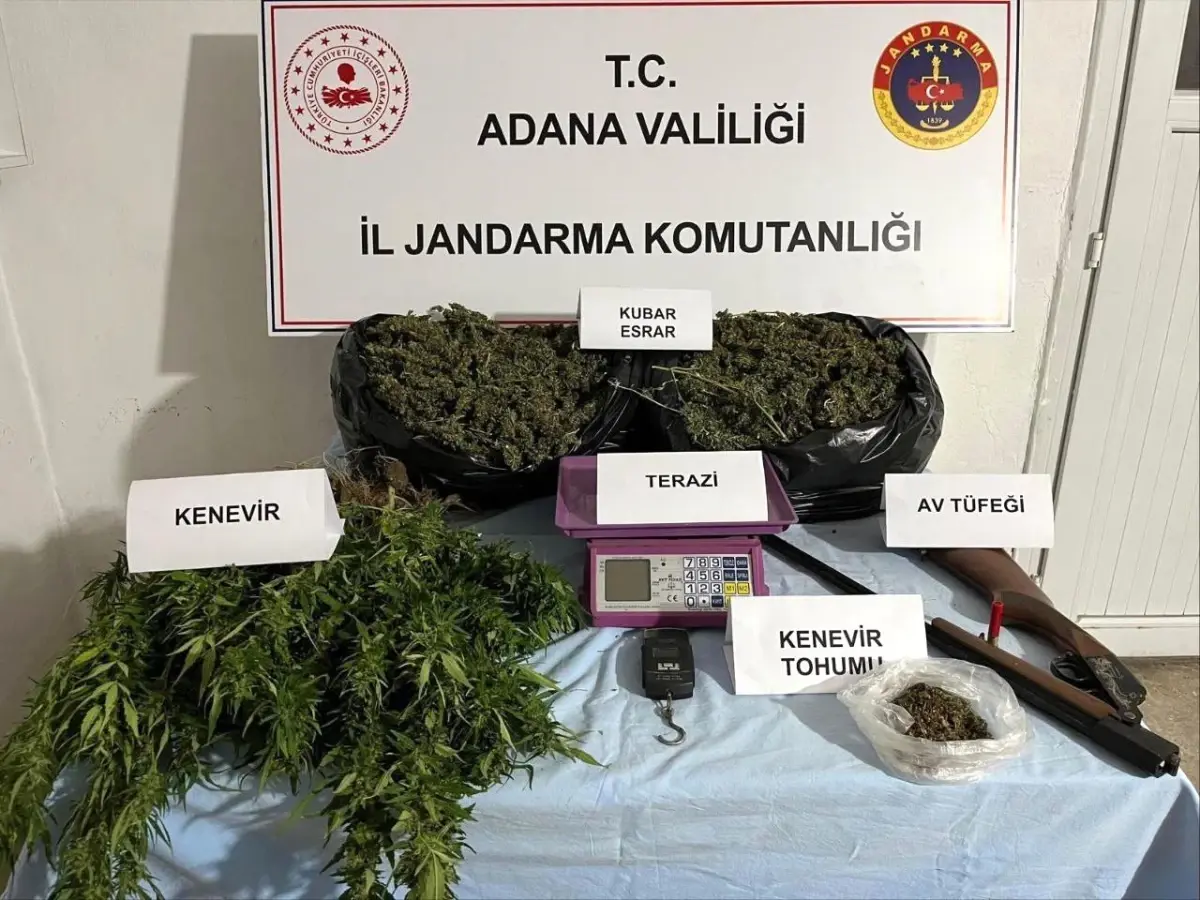Adana\'da Uyuşturucu Operasyonu: 10 Kilo Esrar Ele Geçirildi