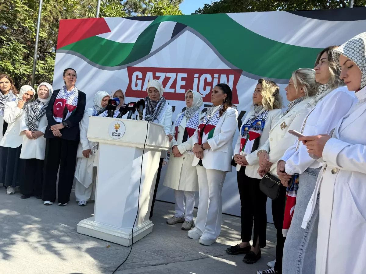 AK Parti Kadın Kollarından Gazze\'ye Destek