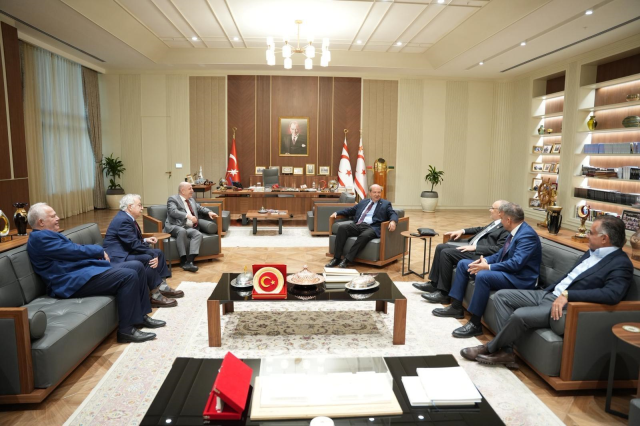 ASAV BaşkanıMurat Doğanay ve Ümit Özdağ'dan seçim öncesi Ersin Tatar'a destek ziyareti