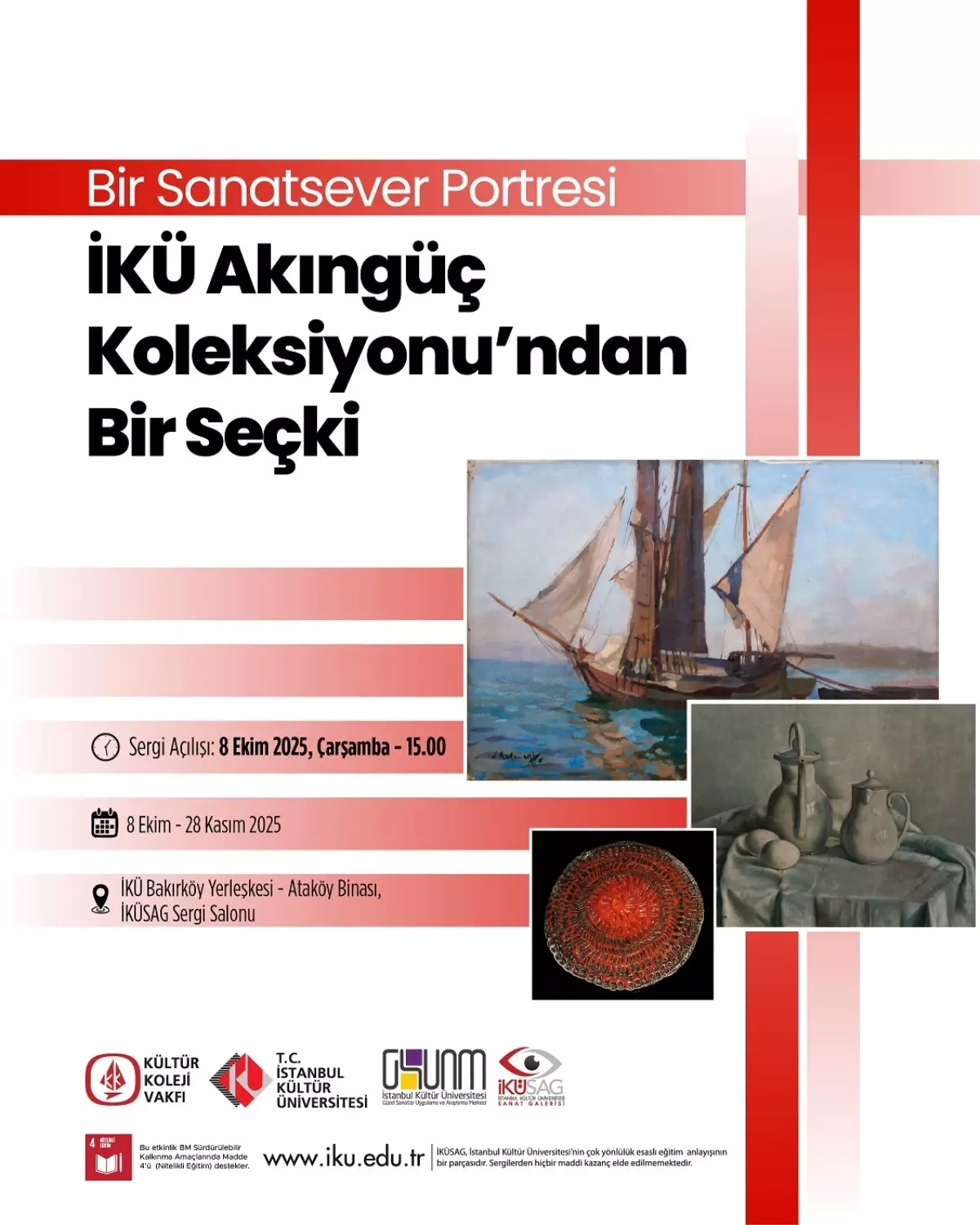 İKÜ\'de Sanat Serisi: Akıngüç Koleksiyonu
