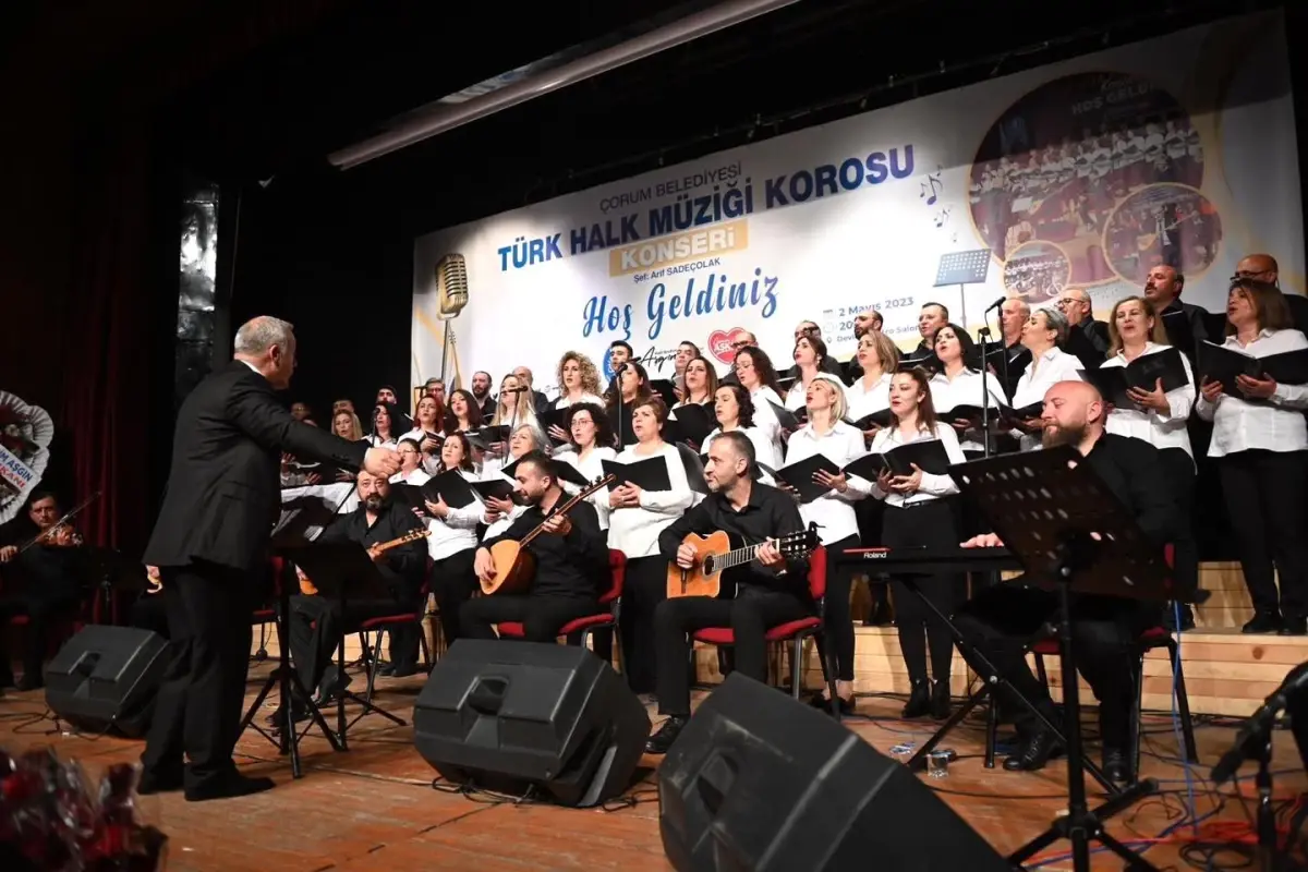 Çorum Belediyesi Türk Halk Müziği Korosu Yeni Dönem Çalışmalarına Başladı