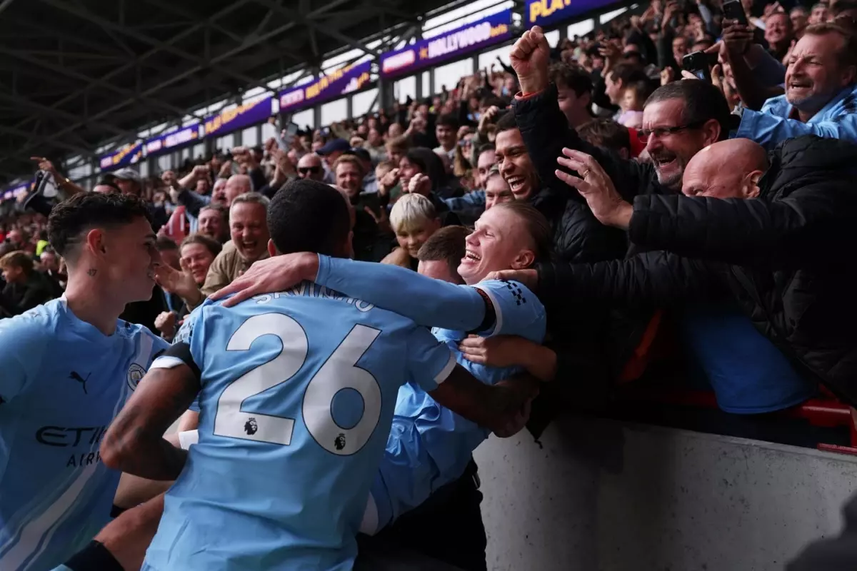 Haaland varsa sorun yok! Manchester City\'den kritik galibiyet