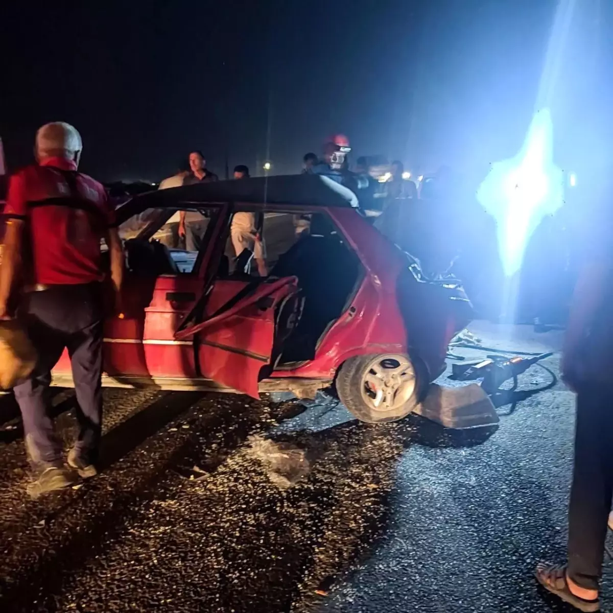 Tarsus\'ta Feci Kaza: 1 Ölü, 4 Yaralı