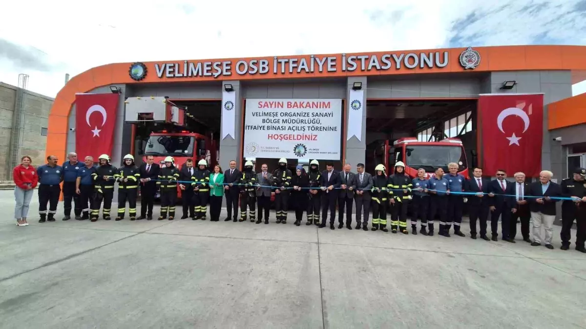 Velimeşe OSB\'de İtfaiye Hizmet Binası Açıldı