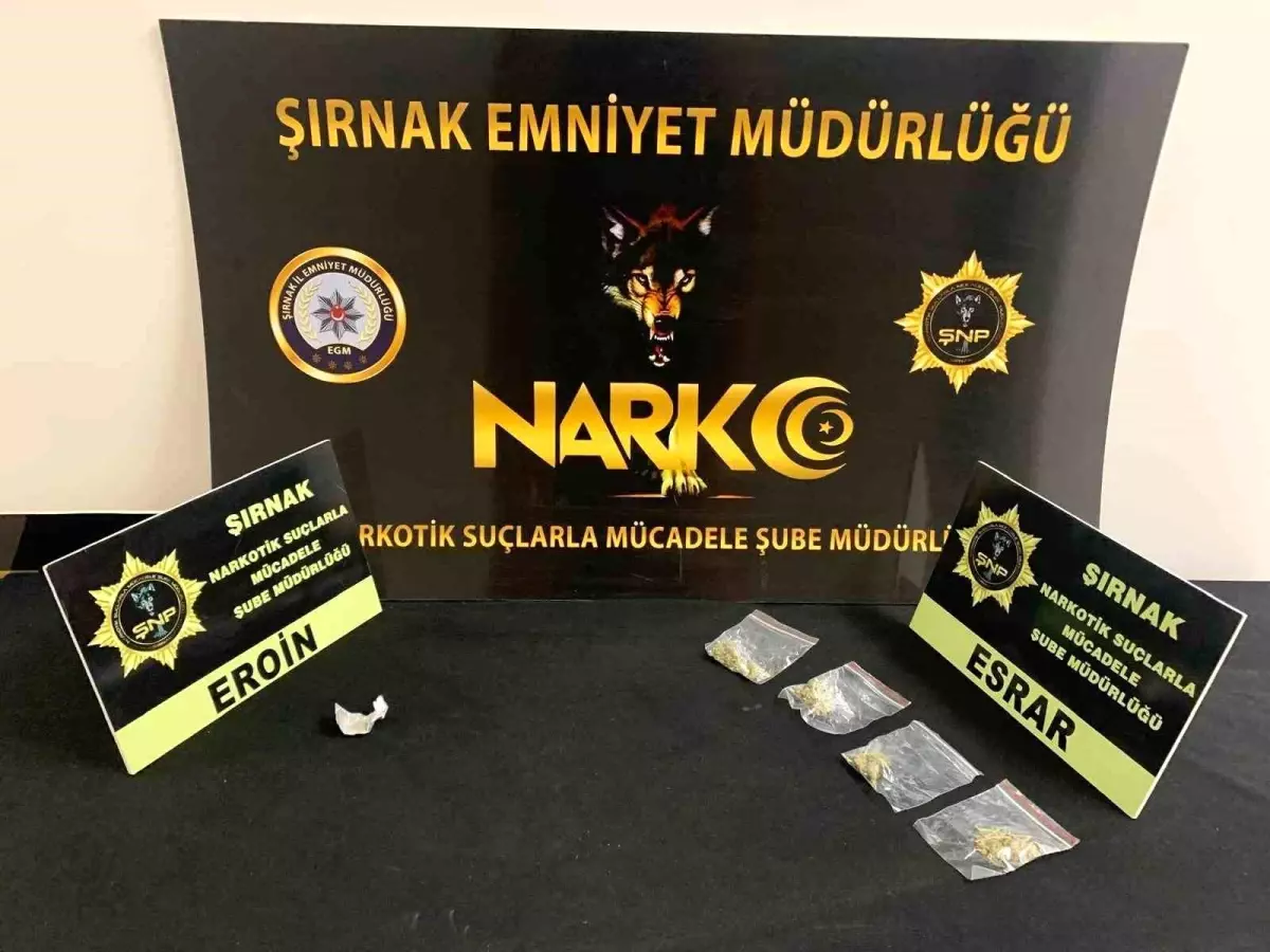 Şırnak\'ta Uyuşturucu ve Kaçakçılık Operasyonu