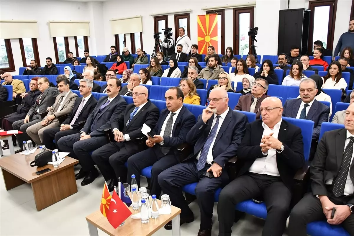 Üsküp\'te Türk Dünyası Mühendisler ve Mimarlar Birliğince hizmet ödülleri programı düzenlendi