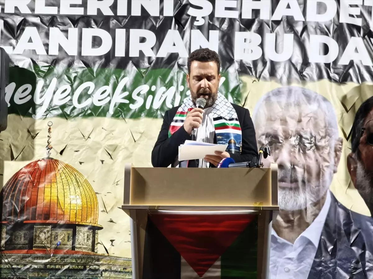 Bingöl\'de Gazze İçin Protesto Yürüyüşü
