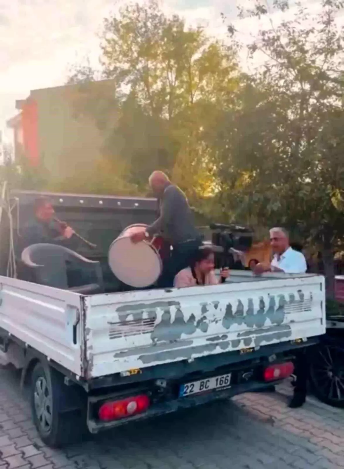 Düğün Konvoyunda Kazaya Anlık Tanıklık