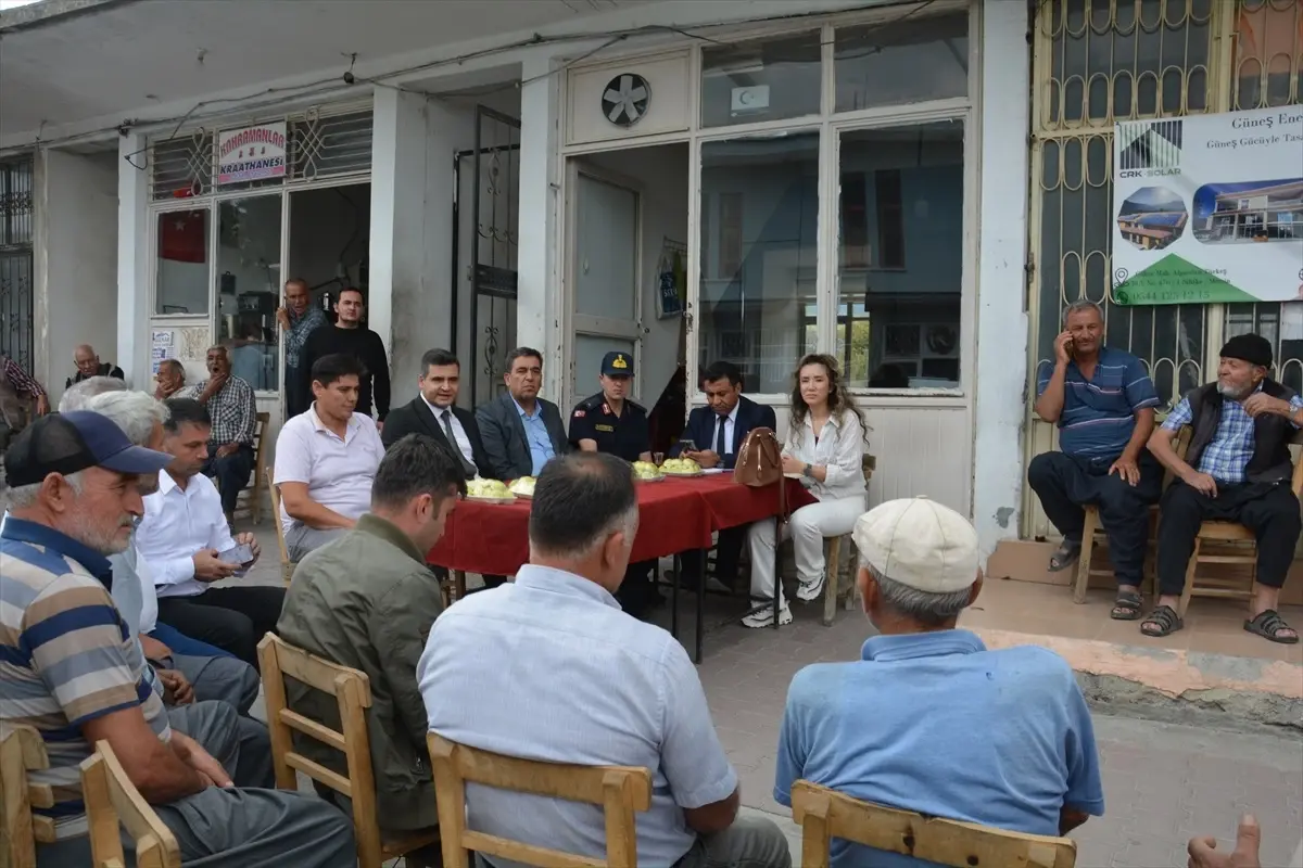 Gülnar Kaymakamı Vatandaşlarla Buluştu