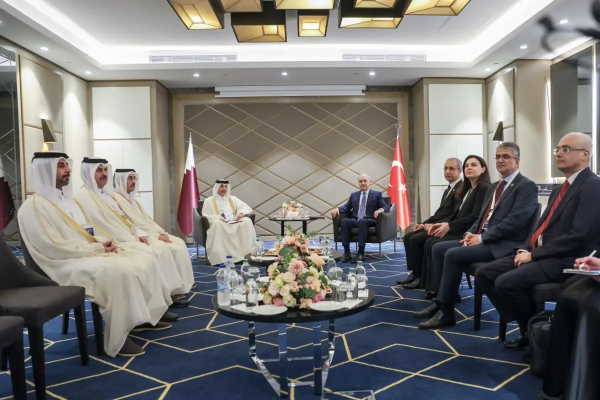 Kurtulmuş ve Ghanim Görüştü