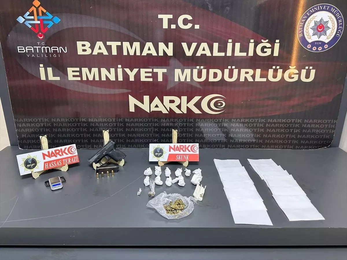 Batman\'da Uyuşturucu Operasyonu: 2 Tutuklama