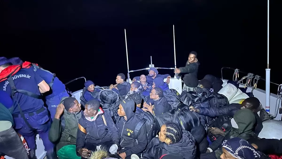 Fethiye\'de 46 Düzensiz Göçmen Yakalandı
