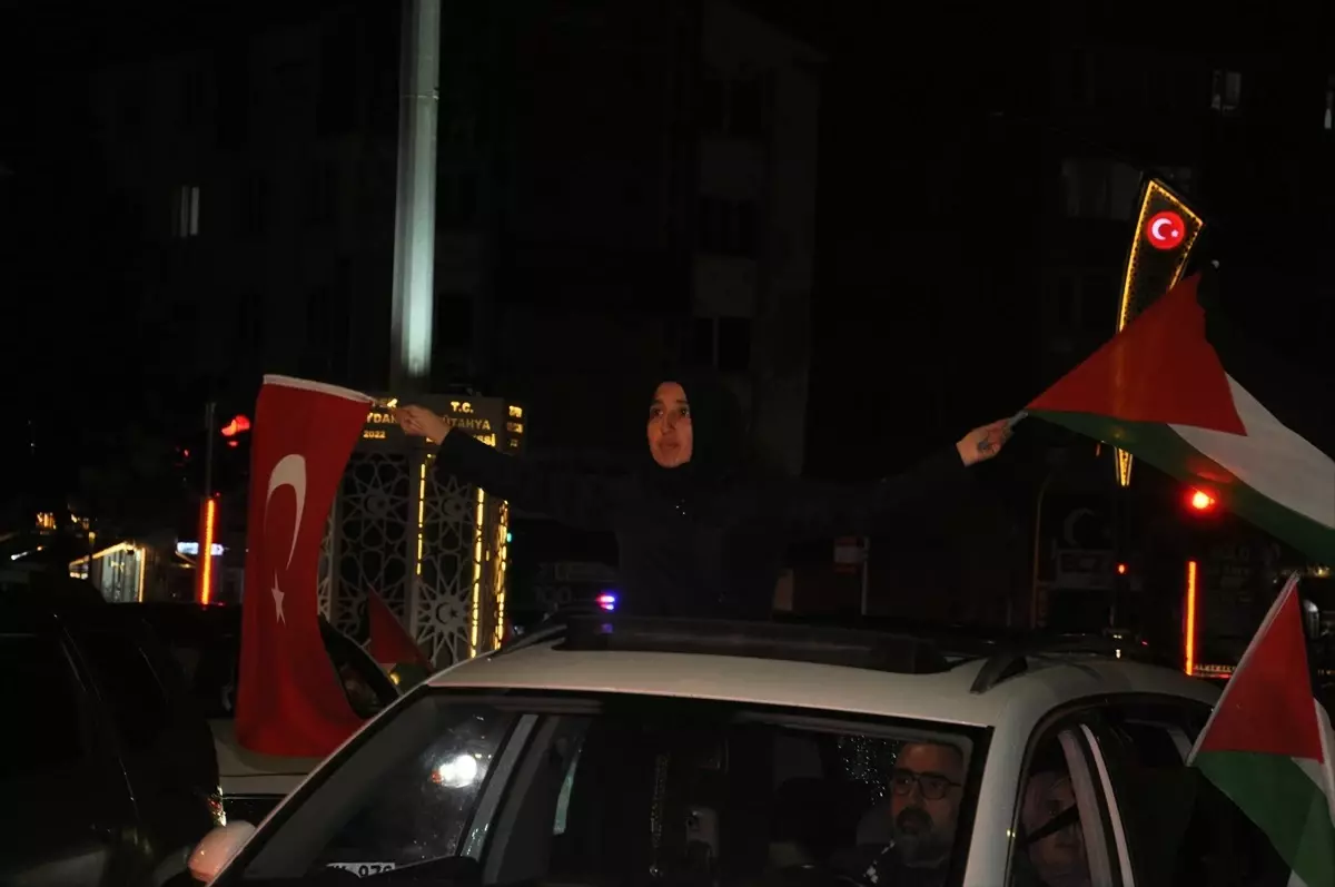 Kütahya\'da Gazze İçin Protesto