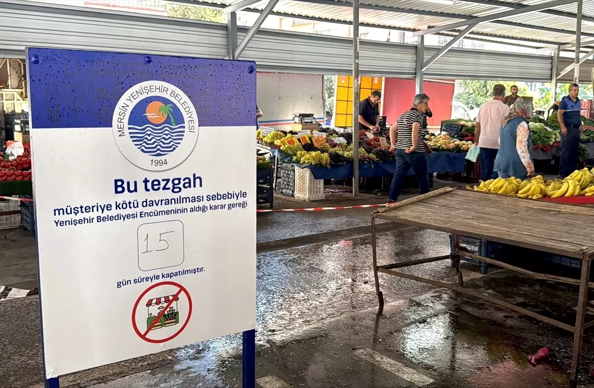 Pazarcıya 15 Gün Tezgah Kapatma Cezası
