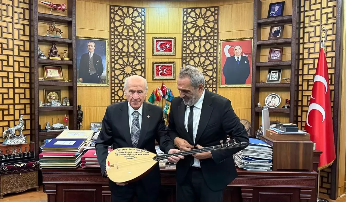 Bahçeli, Yavuz Bingöl\'ü Ağırladı