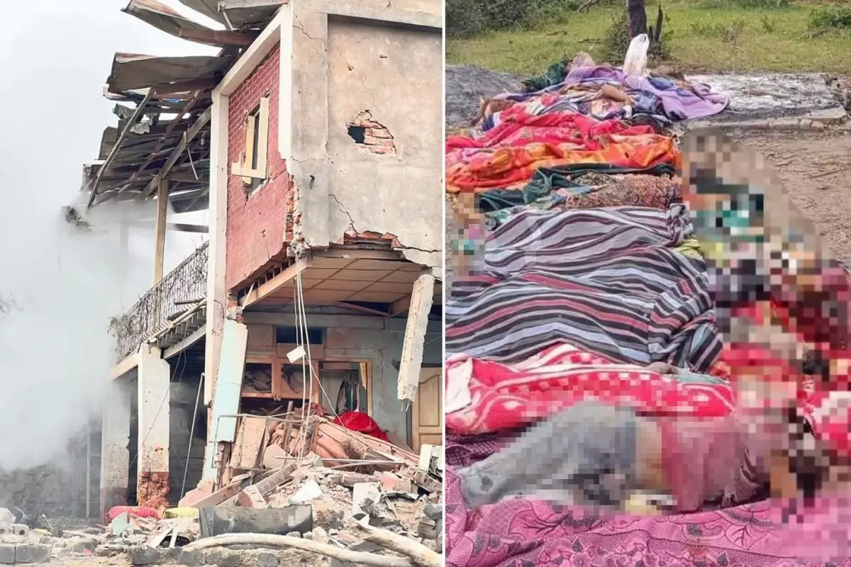 Myanmar ordusu cunta karşıtı göstericilerin üzerine paraşütle bomba attı: 40 ölü