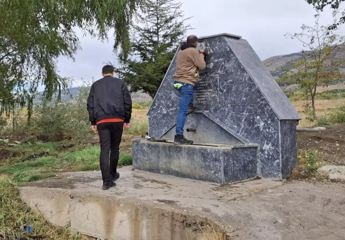 Şehit Karaca\'nın Hayratı Tahrip Edildi