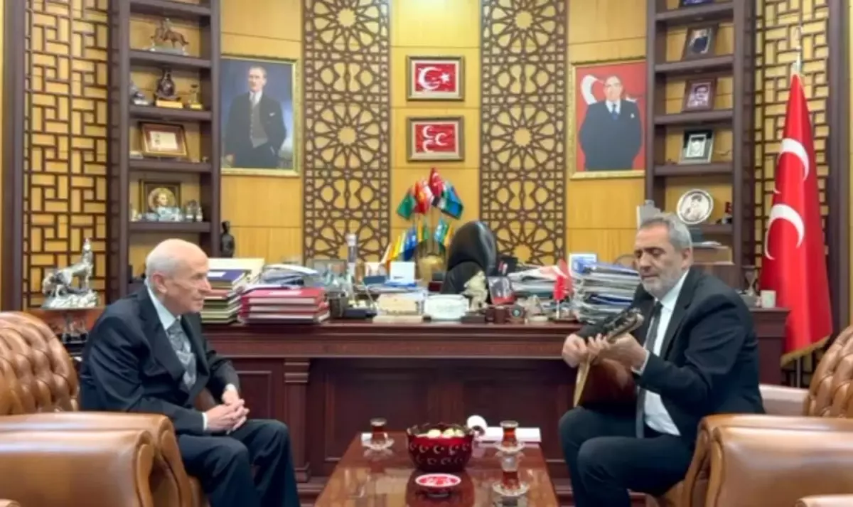 Yavuz Bingöl\'den Bahçeli\'ye Teşekkür Ziyareti