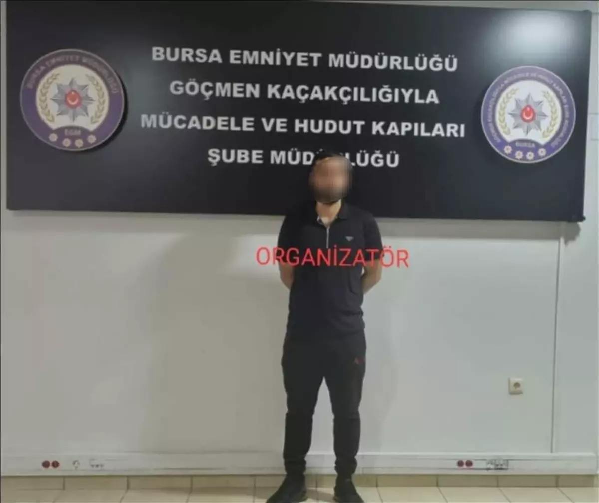 Bursa\'da Yabancı Göçmen Kaçakçılığı Operasyonu