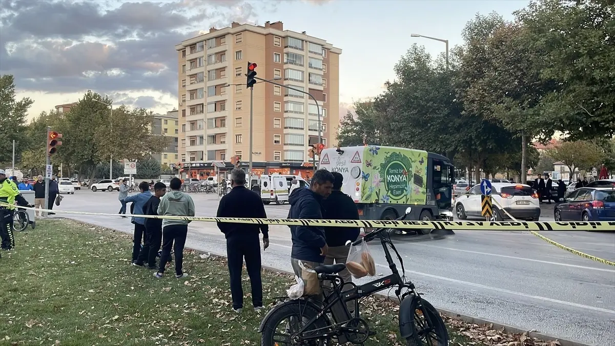 Konya\'da bisikletli kaza kurbanı oldu