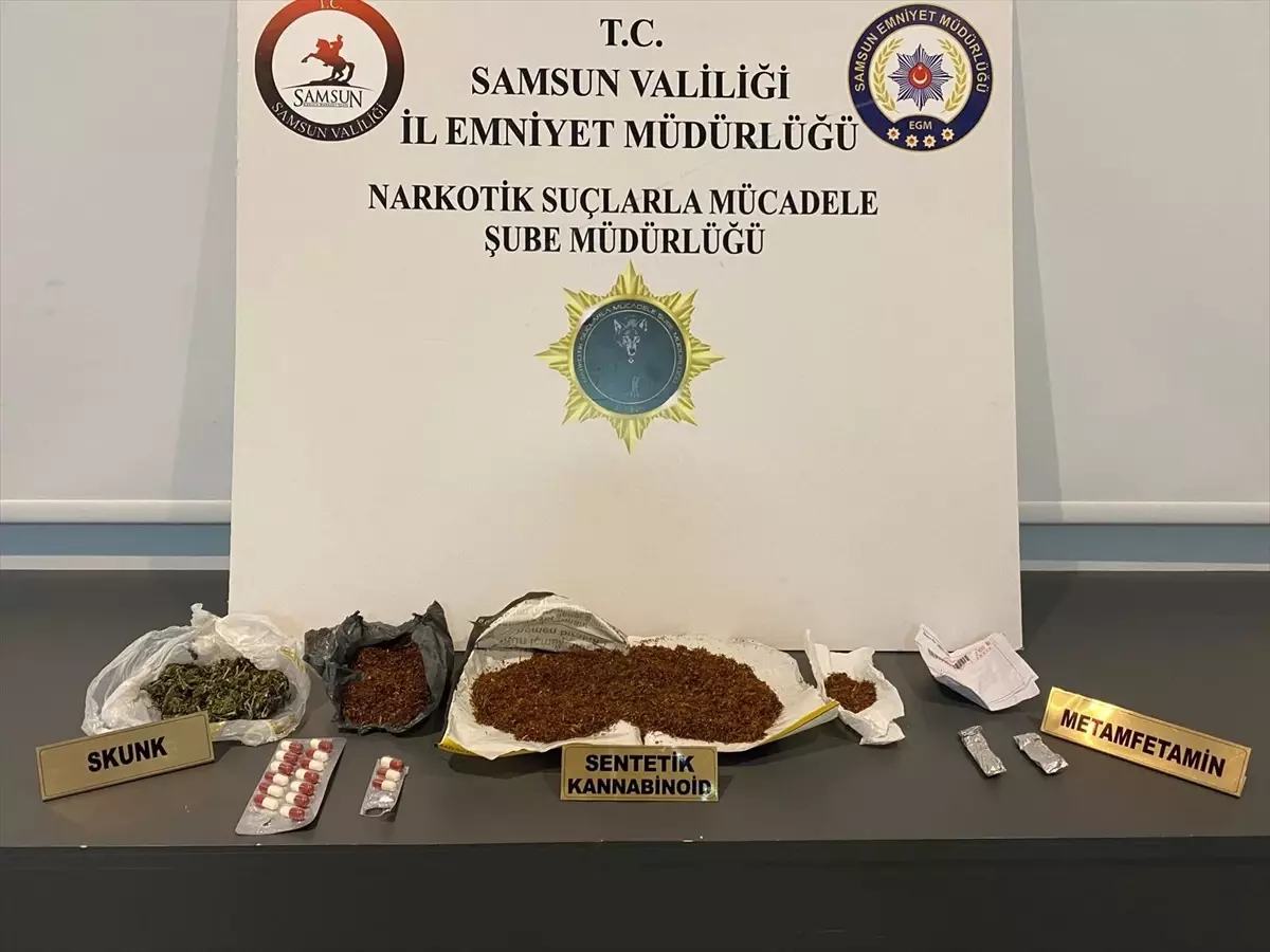 Samsun\'da Uyuşturucu Operasyonu: 3 Gözaltı