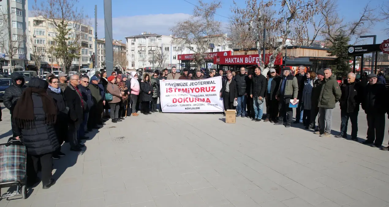 Keşan\'da Jeotermal Kuyulara Durdurma Kararı
