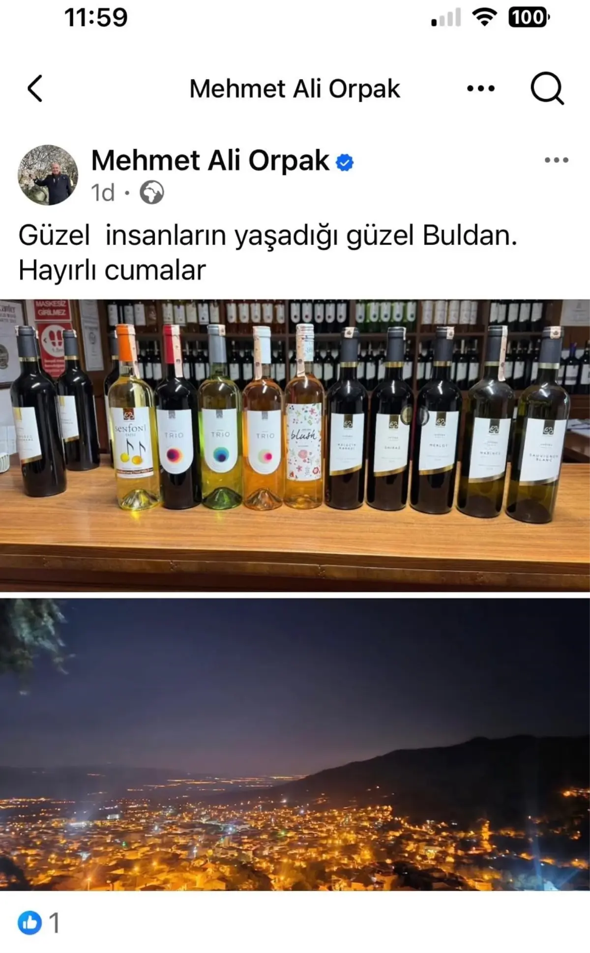 Belediye başkanından alkollü cuma mesajı skandalı