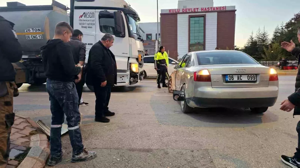 Konya\'da Trafik Kazası: Yaralı Yok