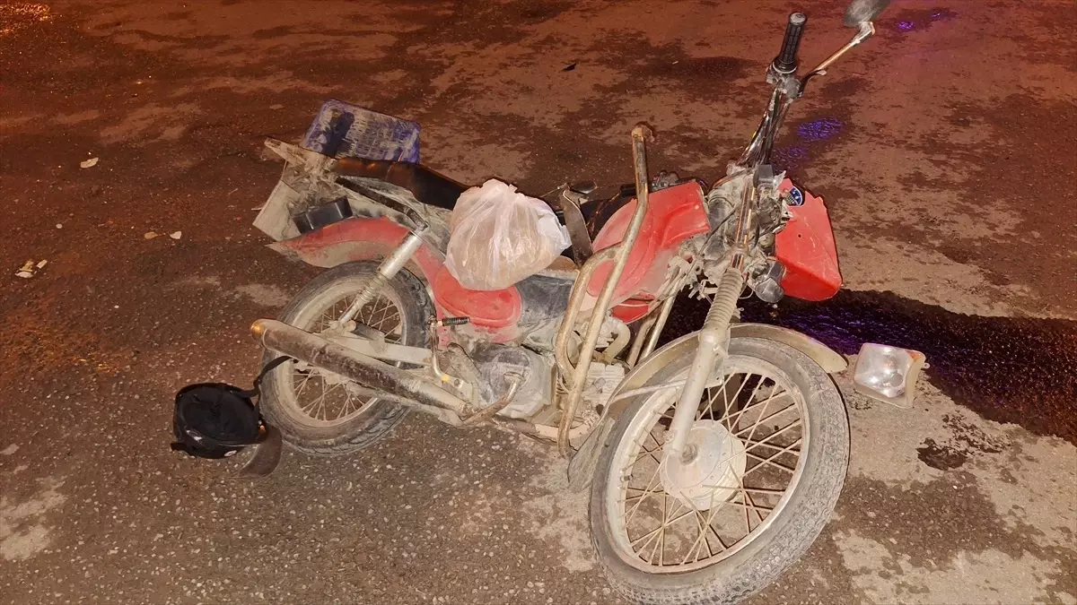 Bafra\'da Motosiklet Kazası