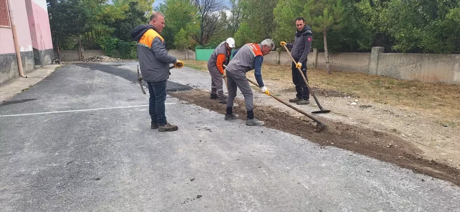Kayseri\'de Kış Öncesi Yol Bakım Çalışmaları