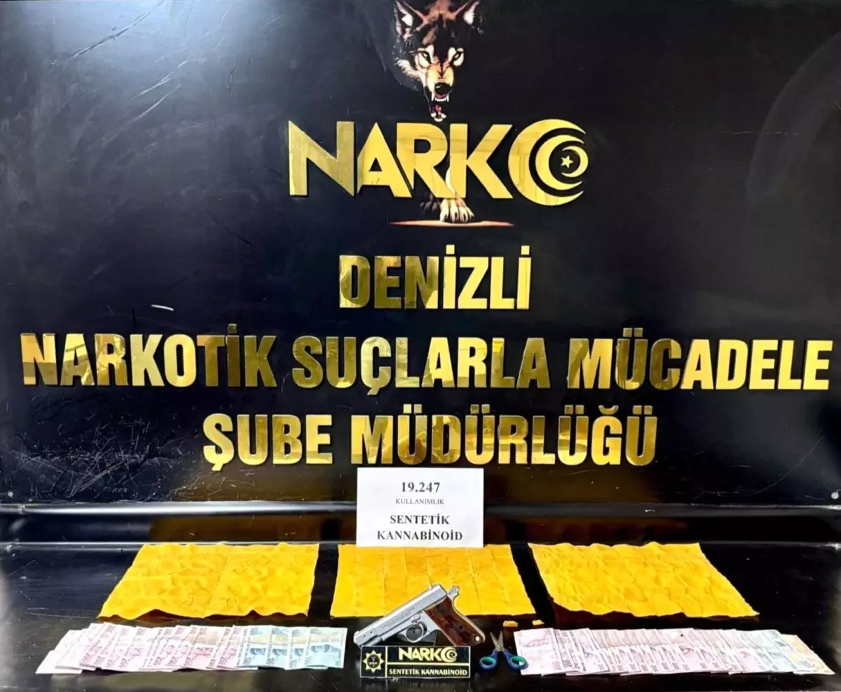 Denizli\'de Uyuşturucu Operasyonu: 2 Tutuklama