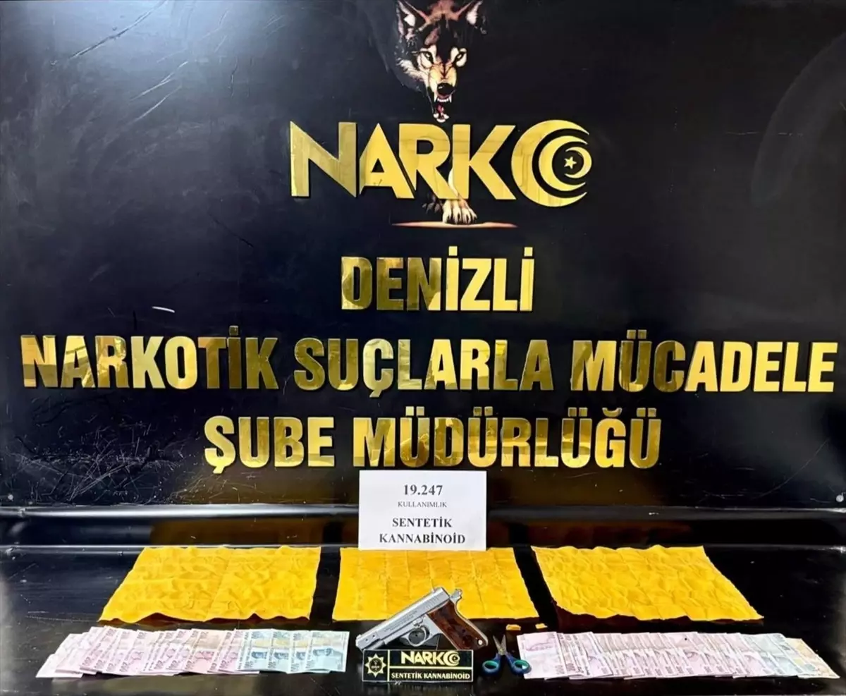 Denizli\'de Uyuşturucu Operasyonu: İki Tutuklama