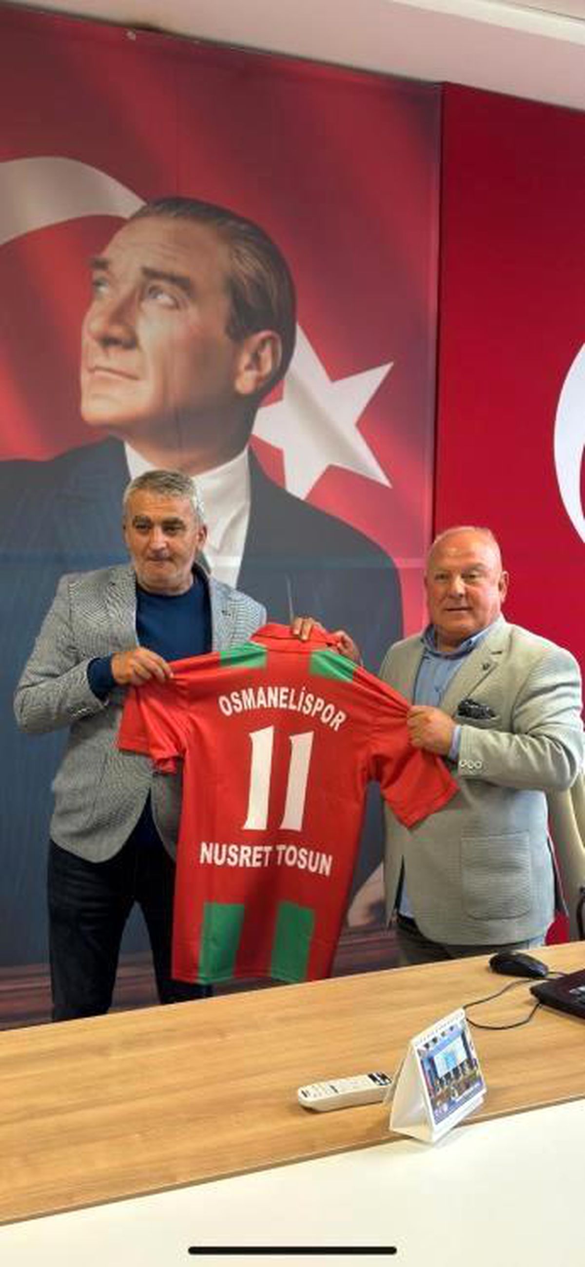 Osmanelispor\'dan ASKF Başkanı\'na Ziyaret