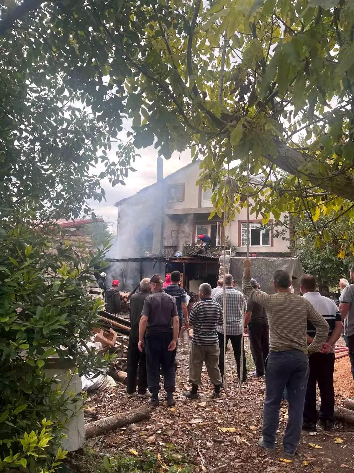 Sinop\'ta Yangın: Tüp Patladı, Panik Yaşandı