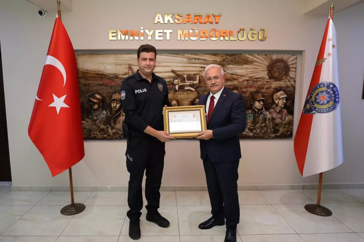 Alkollü sürücüye tehdit ve direnme: Polisler ödüllendirildi