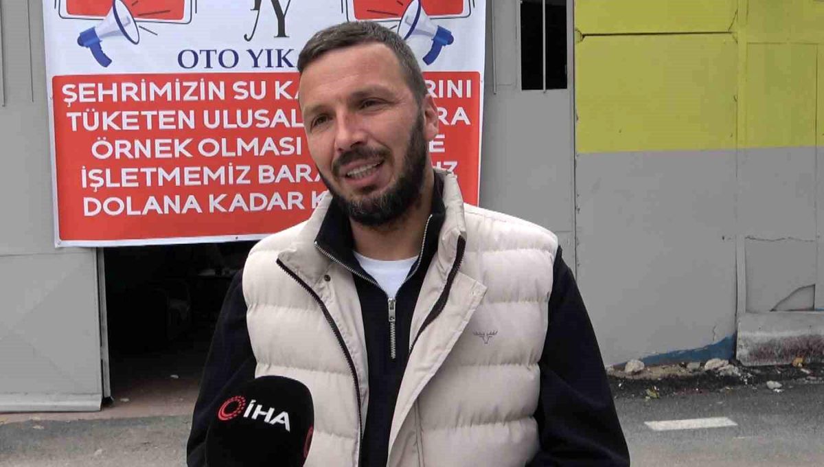 Bursa\'da Oto Yıkama Suyunu Korudu