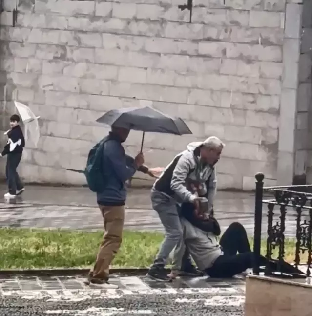 Yerde sürükledi, kaldırım taşıyla vurdu! Korkunç kavgaya ilişkin şok eden iddia | Güncel Haber