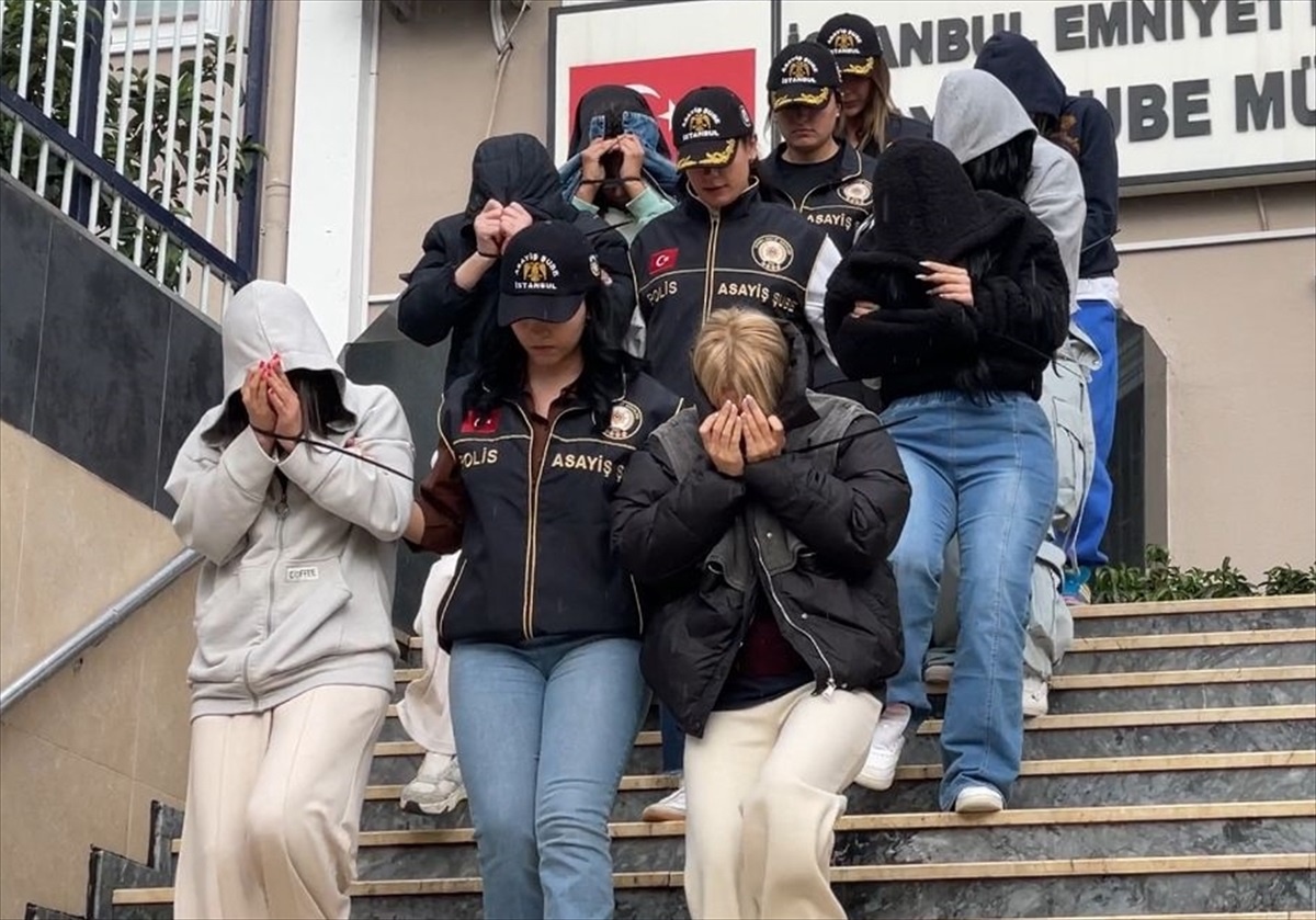 İstanbul\'da Fuhuş Operasyonu: 20 Gözaltı, 16 Tutuklama